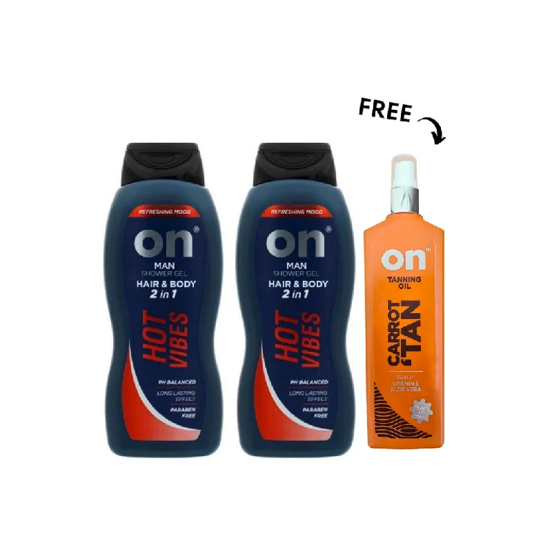 - Car dog seat beltOn Shower Gel Hot Vibes, 2X650ml + Tanning Oil Free