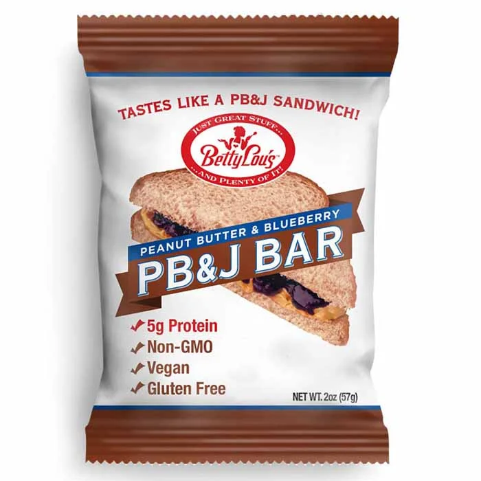 - Air box TSA certified check-inBetty Lou's - Peanut Butter & Blueberry Snack Bar ,2oz