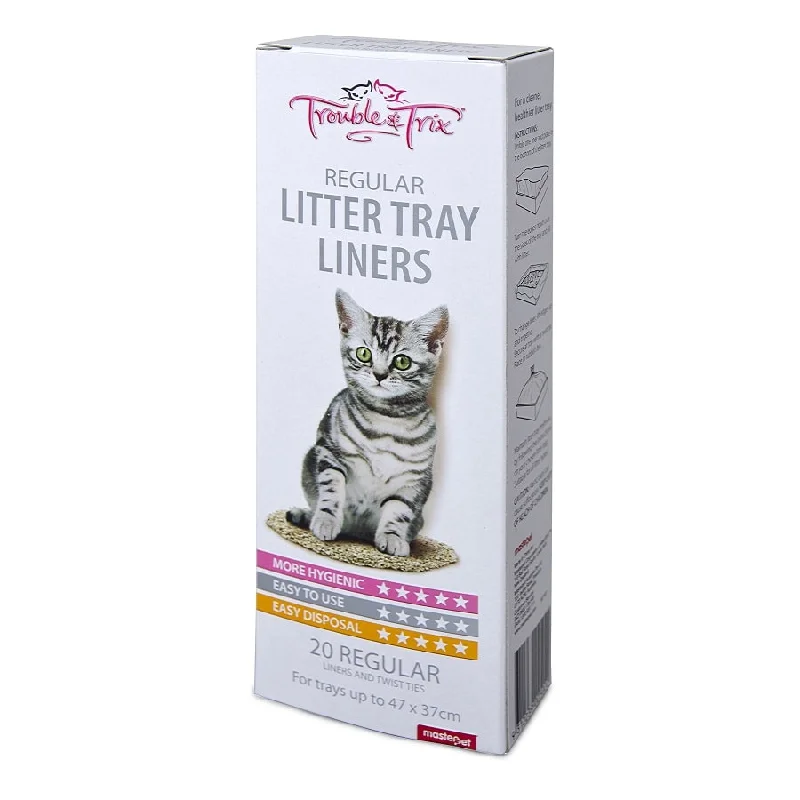 - Pet fence foldable indoorTrouble and Trix Litter Liners Regular 20 Pack