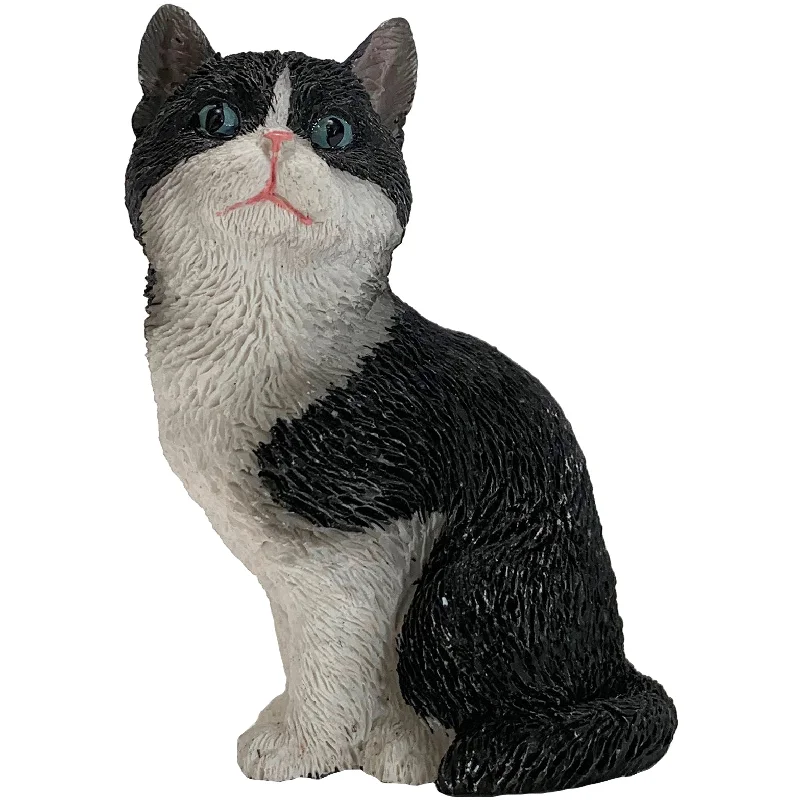    - High-protein cat food  Tuxedo American Shorthair Cat Sculpture