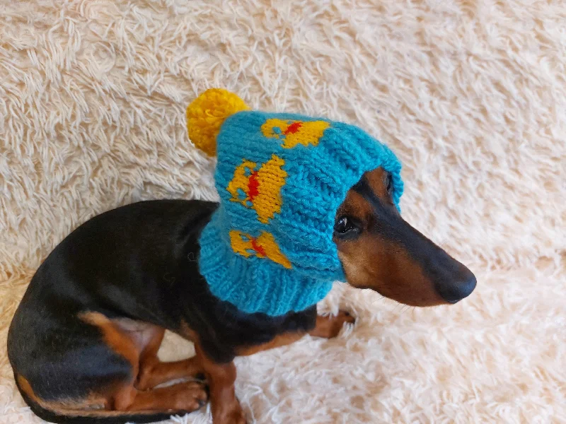 Pet summer light clothesDuck clothes hat for dachshund or small dog