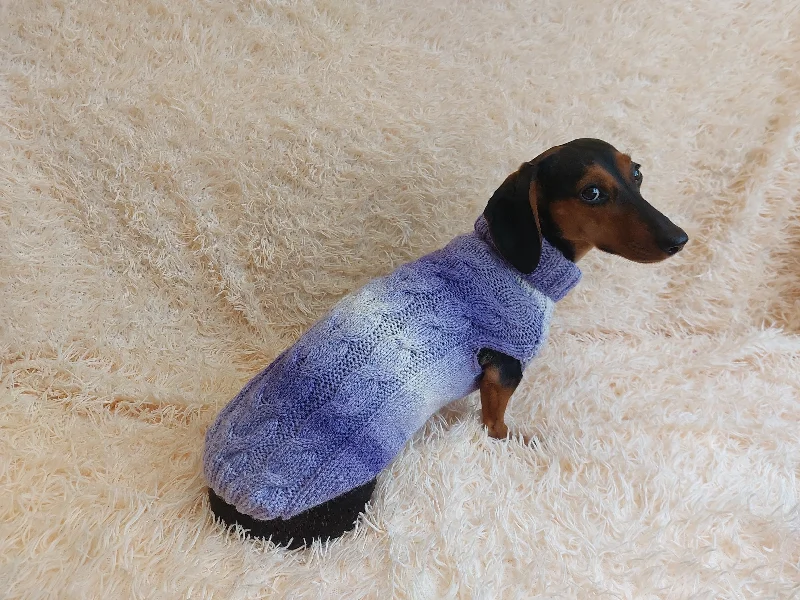 Pet anti-flea collarKnitted Melange Wool Pet Jumper Dog Clothes Sweater With Braid, jumper for small dogs, clothes sweater for dogs