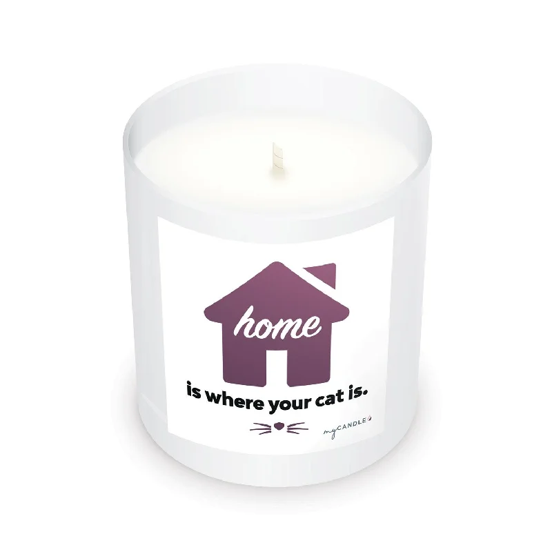    - Cat food for spayed/neutered cats  Home Is Where Your Cat Is Candle