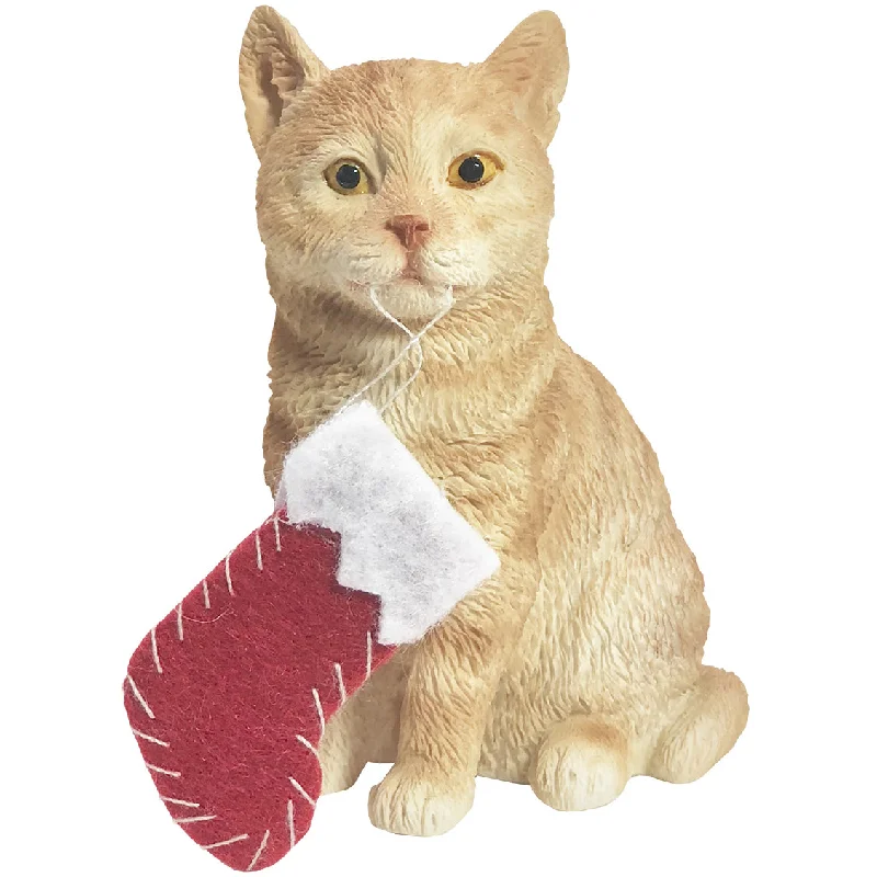    - Digestive care cat food  Ginger Tabby Cat Ornament