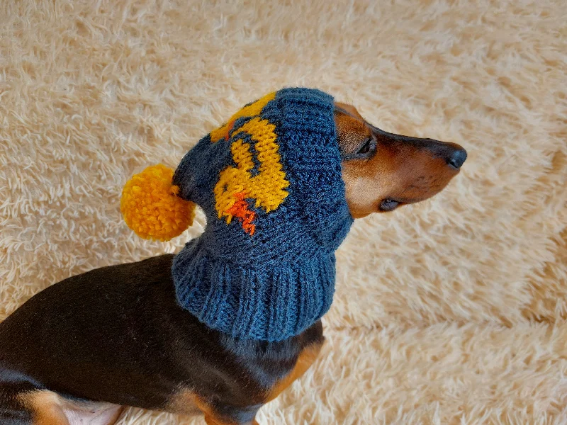 Pet cotton clothesDuck clothes hat for dachshund or small dog