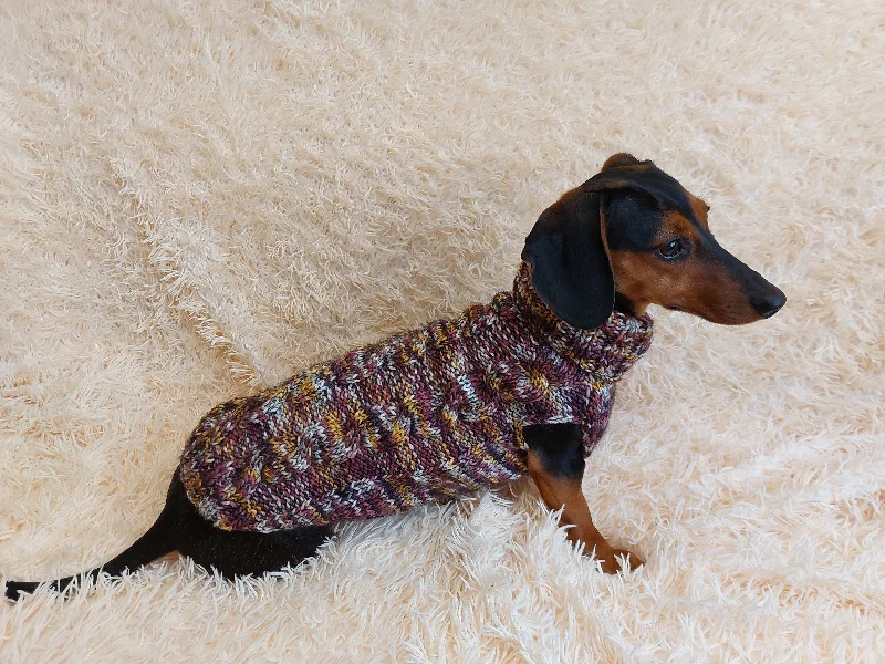 Pet easy-to-wear and take-off design clothesKnitted jumper for small dogs, sweater for small dachshund, sweater for chihuahua, sweater for yorkshire terrier, sweater for toy terrier