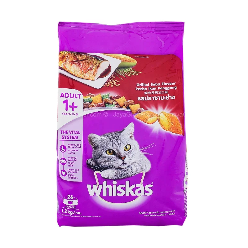    - Royal Canin cat food recommendations  WHISKAS GRILLED SABA DRY C/ FOOD 1.2KG*1