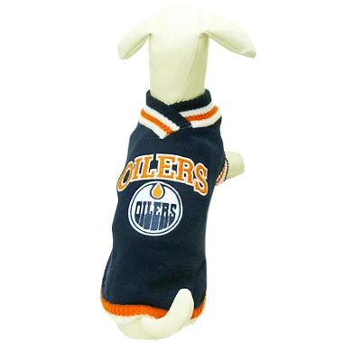 - ​​Christmas pet Christmas clothingNHL Edmonton Oilers Sweater for Dogs