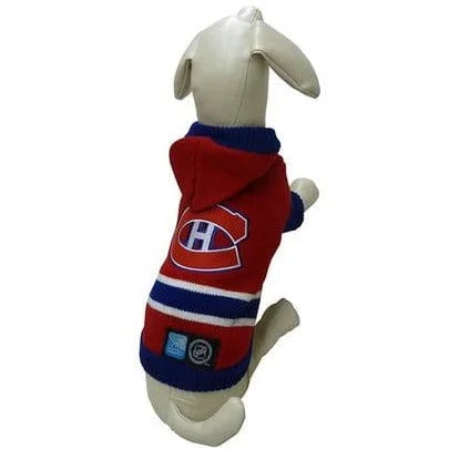 - Cat hair ball removal and hair removal creamNHL Montreal Canadiens Hooded Sweater for Dogs