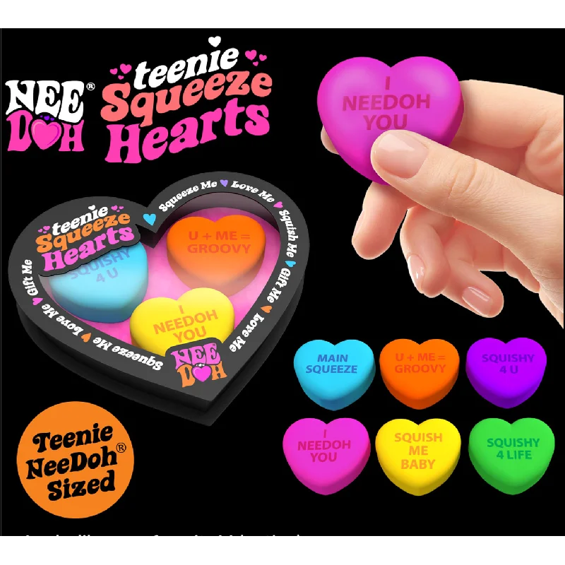 - Summer pet ice matTeenie Squeeze Conversation Hearts Valentine Message Nee Doh