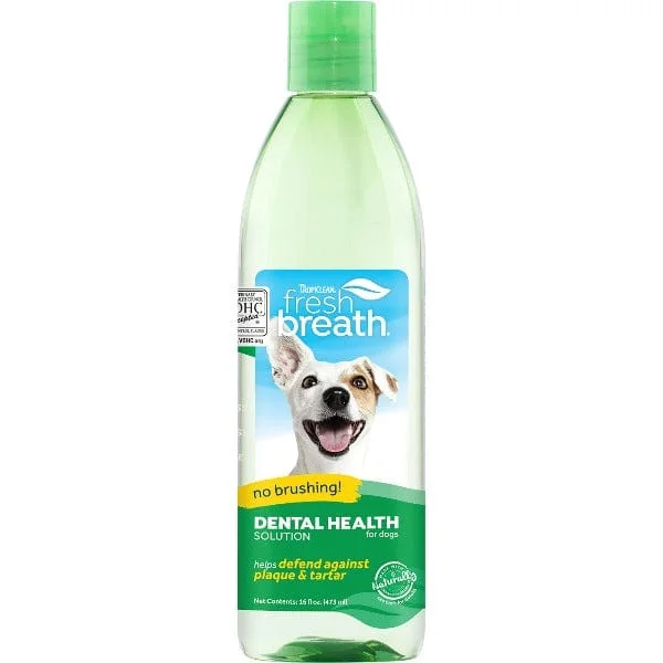 - Pet tear stain cleaning wipesTropiclean Dental Health Solution Water Additive For Dogs